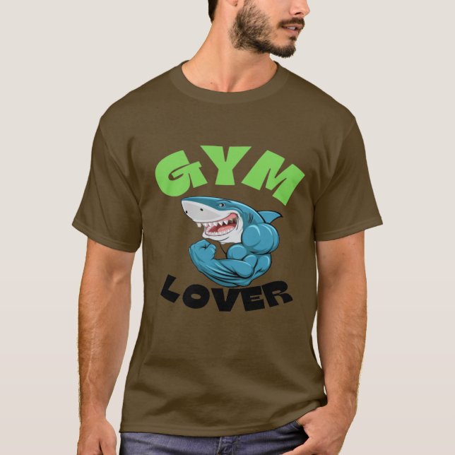 Gym Älskare T Shirt (Framsida)