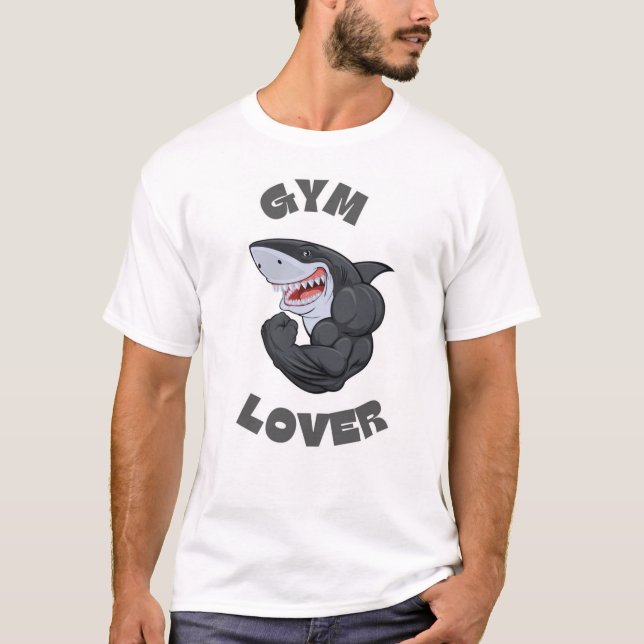 Gym älskare t shirt (Framsida)