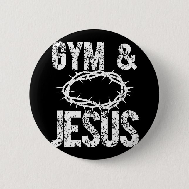 Gym And Jesus Christian Bodybuilder Religious Body Knapp (Framsida)