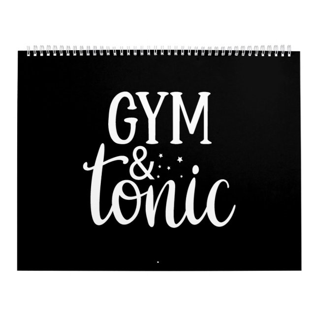 gym and tonic kalender (Omslag)