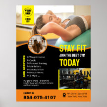Gym Anpassningsbar Services Poster