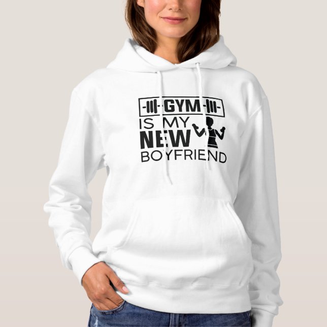 Gym är min nya boyvän t shirt (Framsida)
