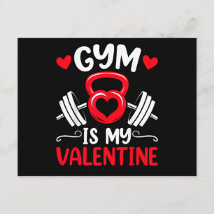 Gym är mitt valentinahjärta Fitness träningspass V Tilläggskort