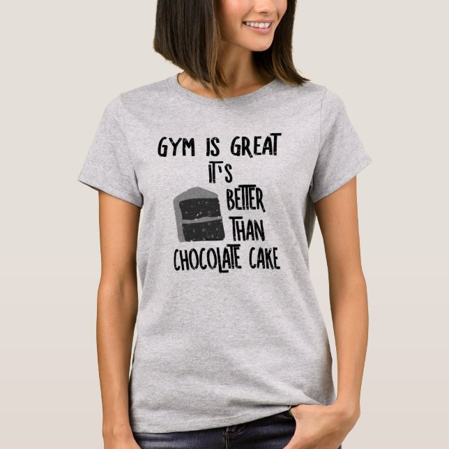 Gym är Underbar T Shirt (Framsida)