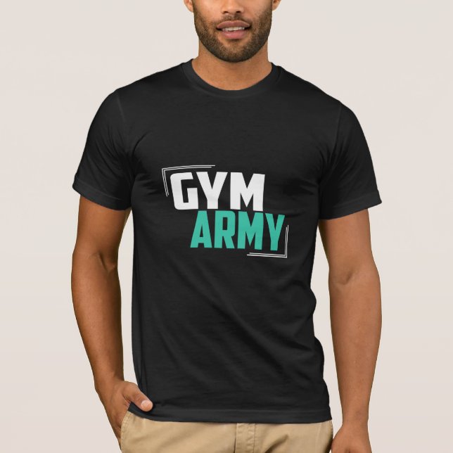 Gym Army - Gym T-Shirt (Framsida)