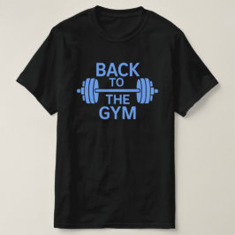 Gym Barbell Black T Shirt