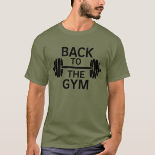 Gym Barbell T Shirt