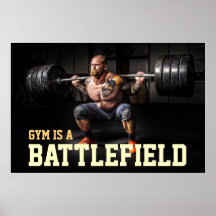 Gym Bodybuilder Träningsmotivationscitat