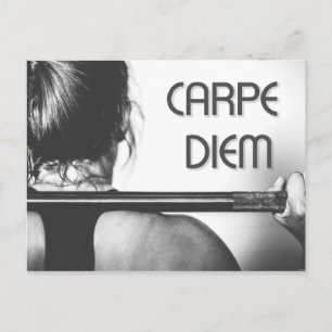 Gym Bodybuilding Fitness Motivational Vykort