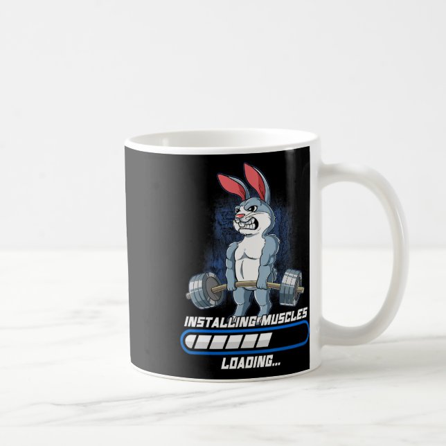 Gym Bodybuilding Installing Muscles  Kaffemugg (Höger)
