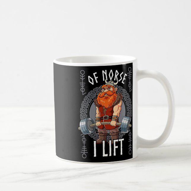 Gym Bodybuilding Training Of Norse I Lift Viking  Kaffemugg (Höger)