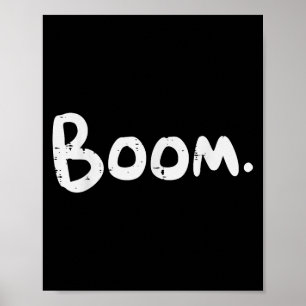 Gym Boom Workout Exercise Fitness Motivational Man Poster