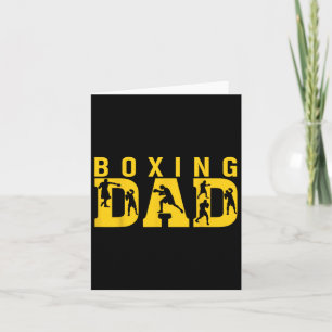 Gym Boxer Kärlek Pappa Boxing Älskare-träningsbox Kort