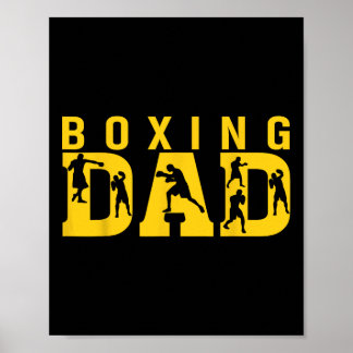 Gym Boxer Kärlek Pappa Boxing Älskare-träningsbox Poster