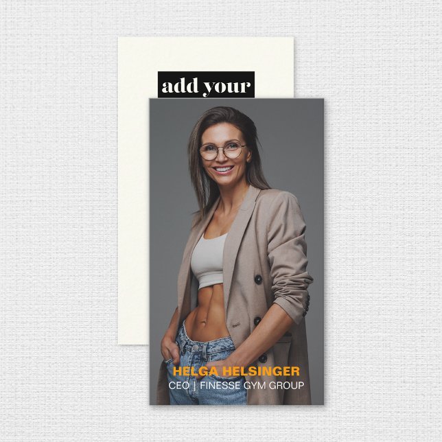 Gym CEO Manager Coach Personal Trainer Visitkort (Skapare uppladdad)