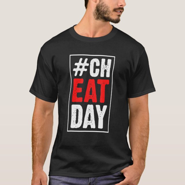 Gym ChetDay Ofrifriska Carbs Workout Exercise Gym T Shirt (Framsida)