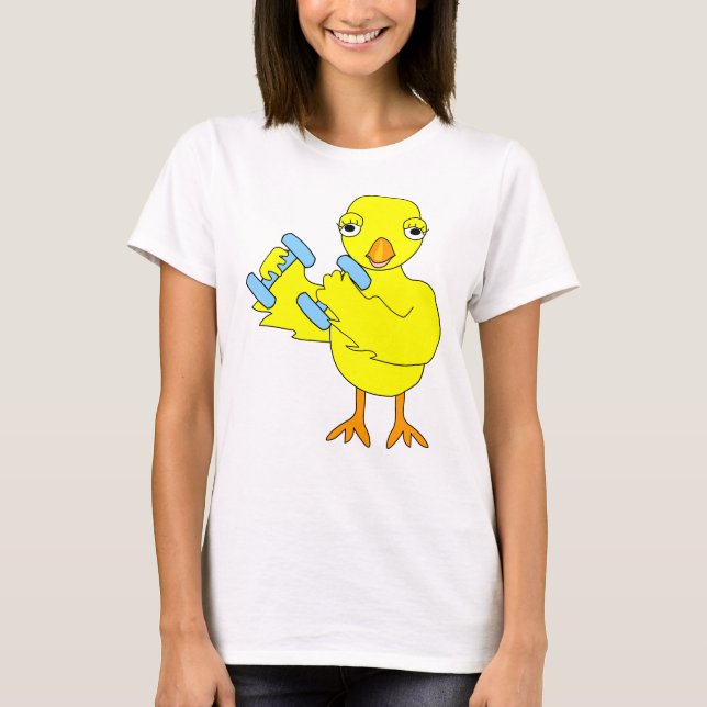 Gym Chick T Shirt (Framsida)