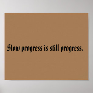 GYM-citattecken och lätt brun Poster