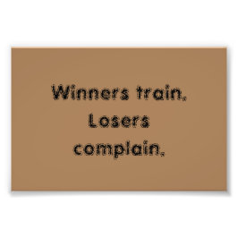 GYM-citattecken och lätt brun Poster