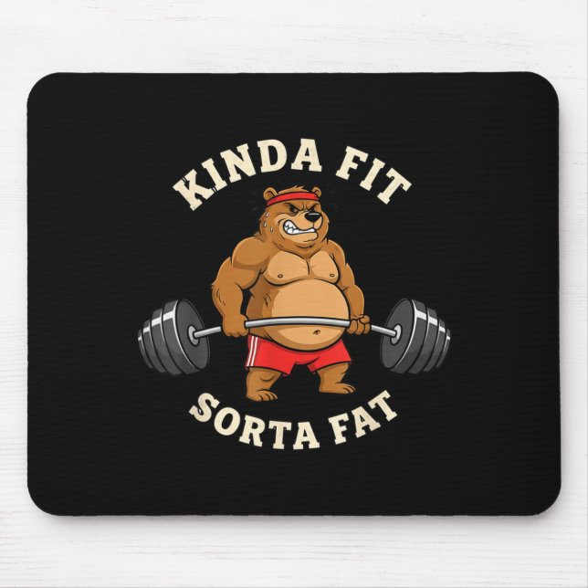 Gym Dad Bod Werlifting Bear Weightlifting Men  Musmatta (Framsidan)