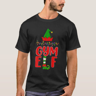 Gym Elf Matching Family Lighting jul T Shirt