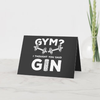 Gym eller Gin? Kort