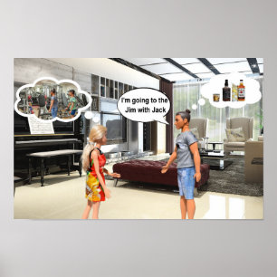 Gym eller Jim. Poster