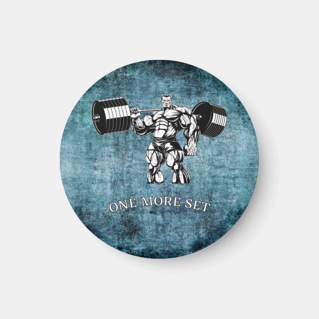 Gym & fitness bodyBuilder Magnet (Framsidan)