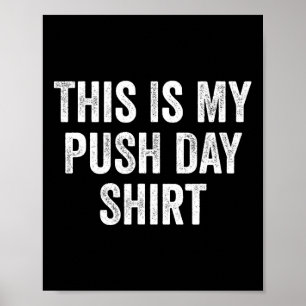 Gym Fitness Bodybuilding Det här är min arm- och b Poster