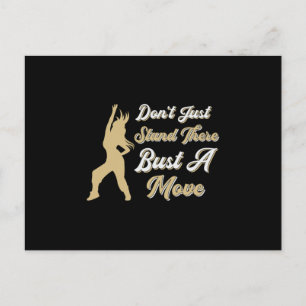 Gym Fitness Dancing Workout Dance Sport Gift Idea Vykort