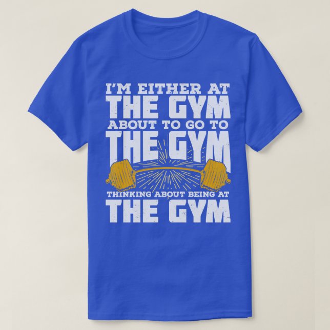 Gym Fitness Sport Weightlift Bodybuilding der Gift T Shirt (Design framsida)