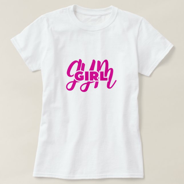 gym flicka t shirt (Design framsida)