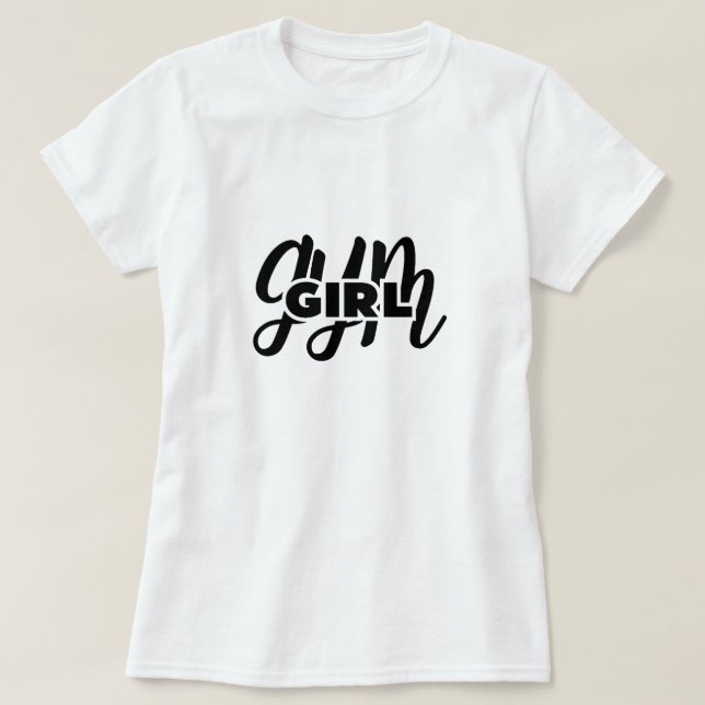 gym flicka t shirt (Design framsida)