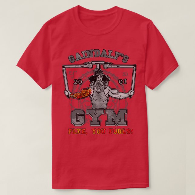 Gym Flye You Fools T Shirt (Design framsida)