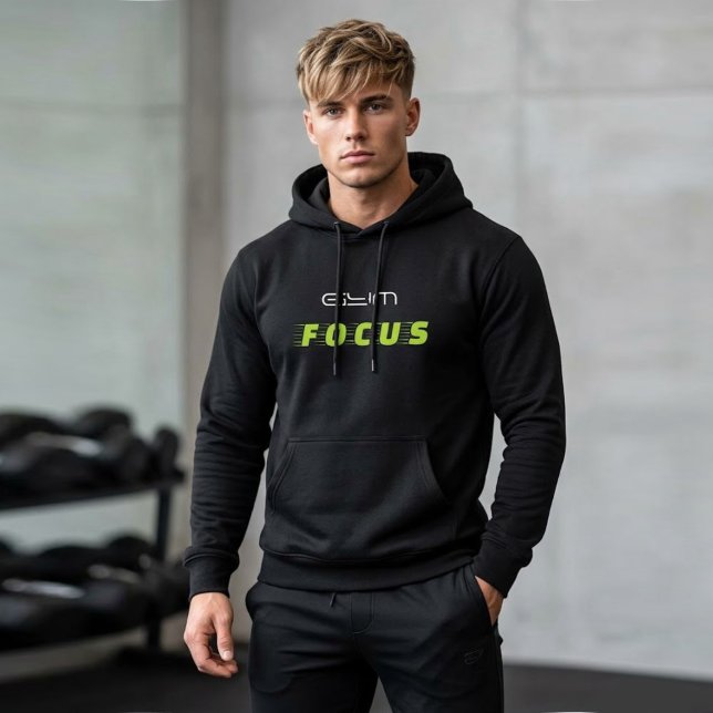 GYM FOKUS Modern Träning Hoodie (Skapare uppladdad)