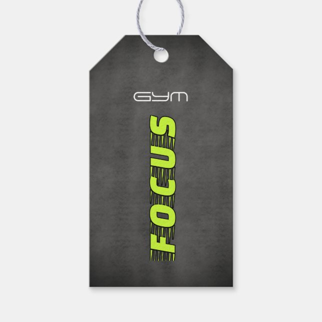Gym Fokus Presentetikett (Framsidan)