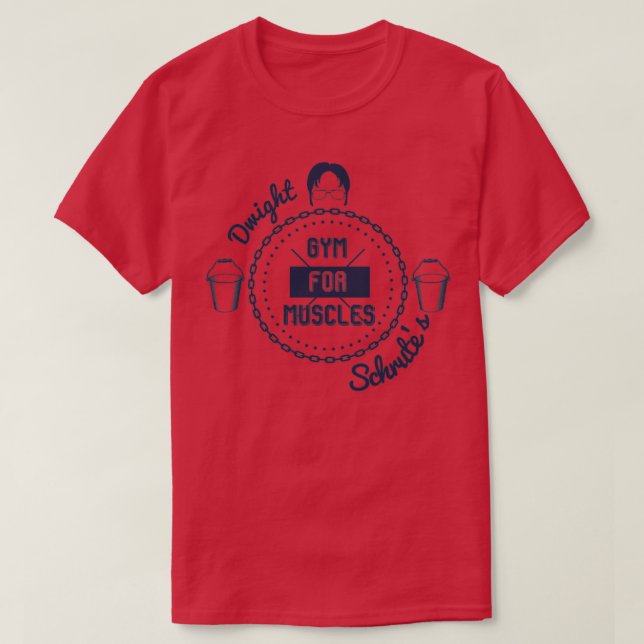 Gym for Muscles T Shirt (Design framsida)
