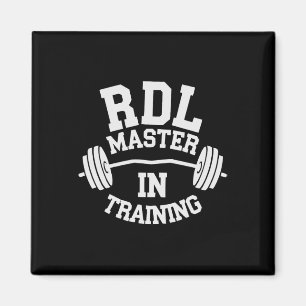 Gym för rumänska deadlift Bodybuilding Fitness Wor Magnet