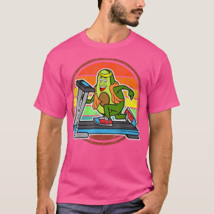 Gym Funny Avocado, Avocardio, Lustigt träningsprog T Shirt