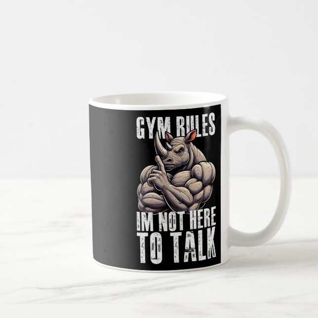 Gym Gift For Men Training Motivation Fitness Bodyb Kaffemugg (Höger)