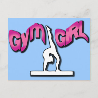 Gym Girl Apparel Vykort