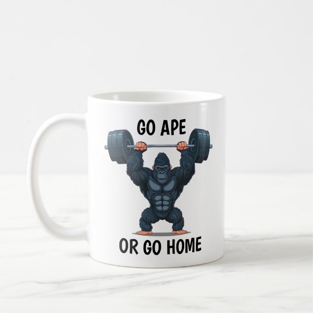 Gym Gorilla Kaffemugg (Vänster)