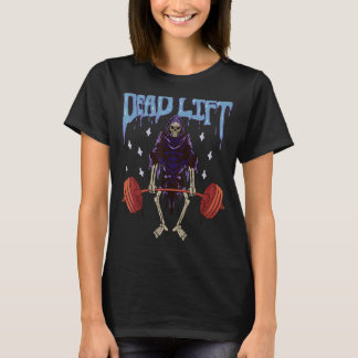 Gym Grim Reaper Deadlift Workout Occult 3 T Shirt