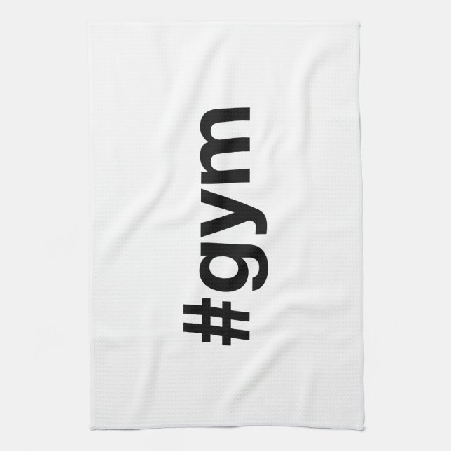 GYM Hashtag Kökshandduk (Vertikal)