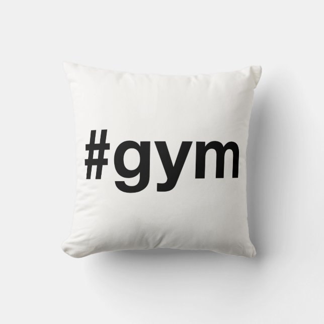 GYM Hashtag Kudde (Framsida)