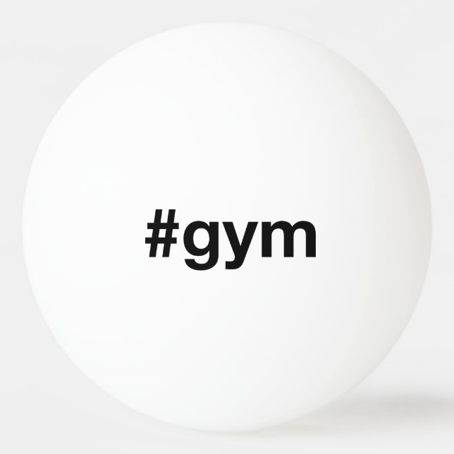 GYM Hashtag Pingisboll (Framsidan)