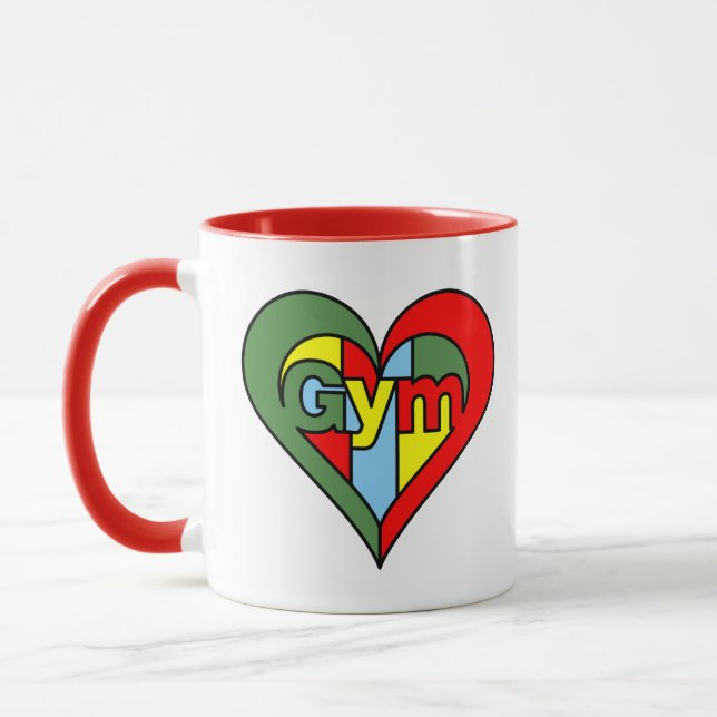 Gym Heart Mugg (Vänster)