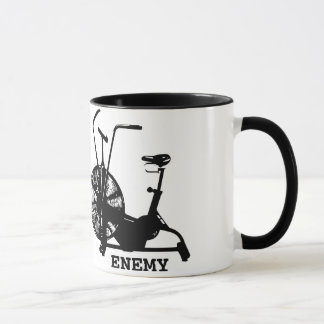 Gym Humor Black White Funny Workout Mugg