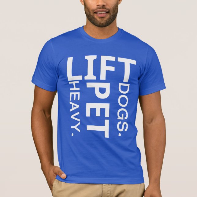 Gym Hund Liv T Shirt (Framsida)