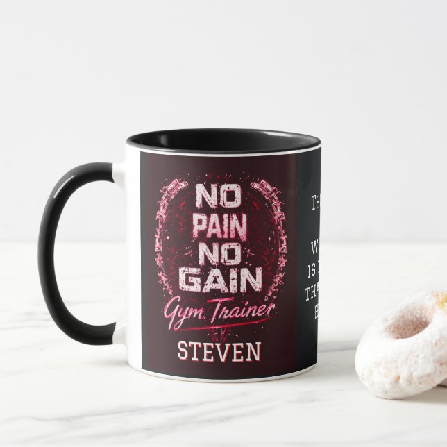 Gym Instruktor Personal Trainer Mugg (Med munk)
